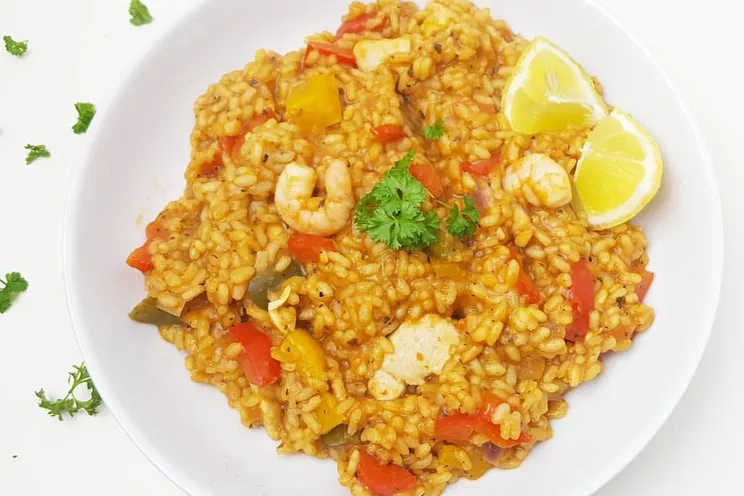 Traditionelle Spanische Paella
